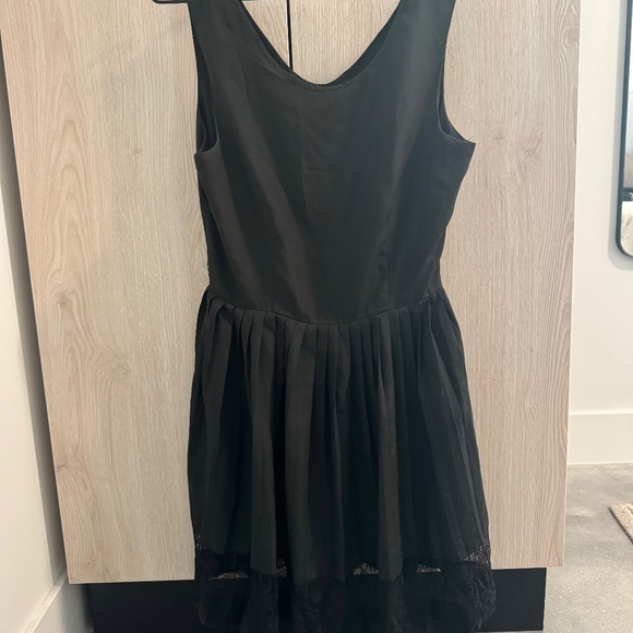 Little Black Dress w/ Lace Trim - Picture 1 of 2
